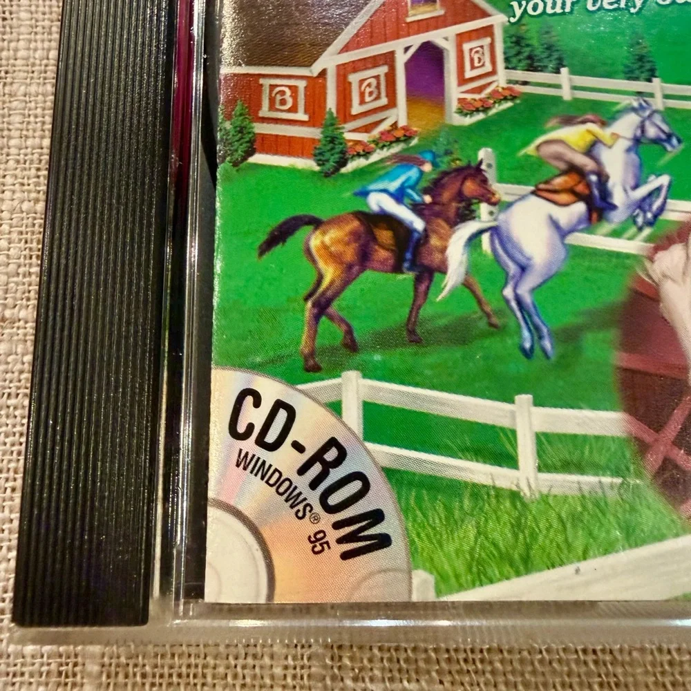 Mattel Barbie Adventure Riding Club Game CD-ROM PC Game 1998